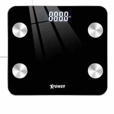 Xpower Sbs1 Smart Body Scale With 63 Body Information  - Black